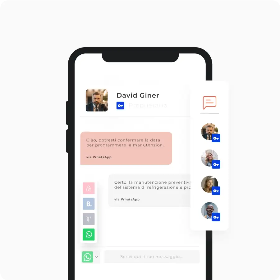 Area del Proprietario Avantio - Unified Inbox Mobile